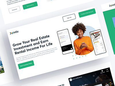 Jointly Website Design design ui ux
