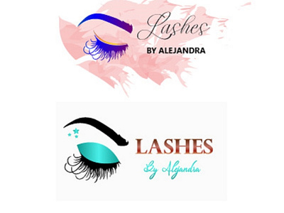 Eye Lashes beauty parlour Logo