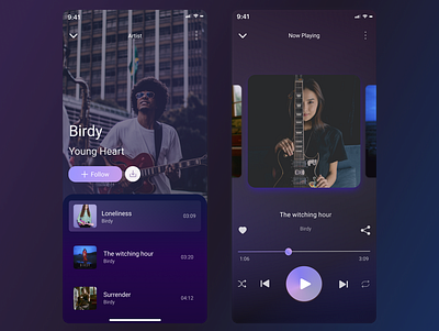 App Music app graphic design illustration ui ux