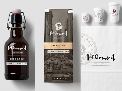 Parliament coffee branding coffee packaging