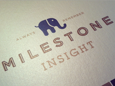 Milestone Insight Logo branding illustration logo