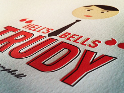 Pete Campbell, letterpress mad men cards