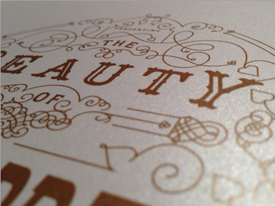 Beauty2 lettering linework type