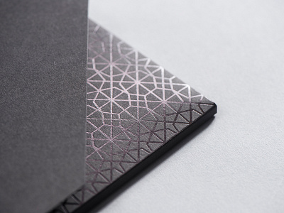 Inchcolm folder detail boutique branding foil hotel identity logo