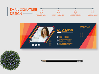 Creative Modern Email Signature Template