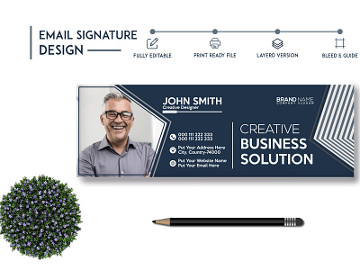 Creative Modern Email Signature Template logo