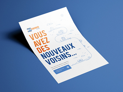 Real Estate Flyer Mockup belgium branding brussels design dribbble graphic design illustration real estate realestate typography