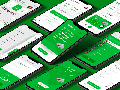 Koala App Showcase app banking app banking dashboard belgium brussels graphic design illustration mobile responsive ui ux ux design