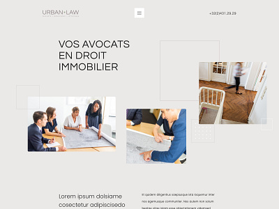 Urban Law Website belgium branding brussels design dribbble graphic design responsive typography ui webdesign