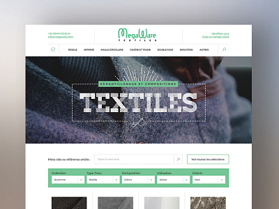 MegaWare Textiles app clothes design dribbble fashion graphic design mobile responsive shot ui ux website