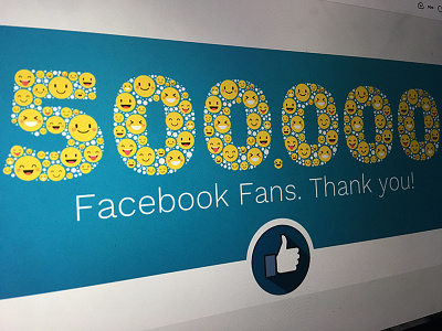 500.000 Fans app facebook graphic design mobile responsive typography ui ux webdesign wireframe