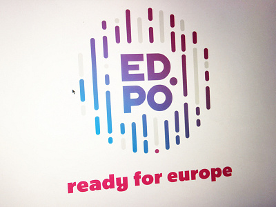 EDPO logo art direction belgium bigdata brussels europe gdpr graphic design mobile people responsive ui ux