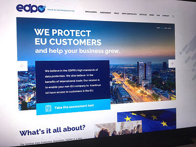 edpo quick layout art direction belgium bigdata brussels europe gdpr graphic design mobile people responsive ui ux