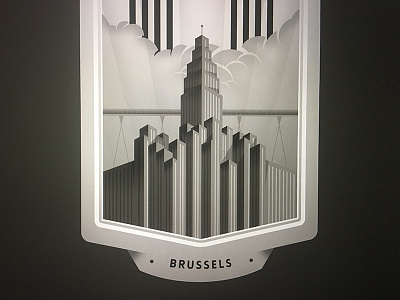 Art deco Buildings art deco art direction belgium brussels buildings design graphic design illustration logo mirko ui ux