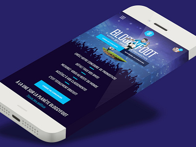 BloggyFoot mobile version art direction brussels football gambling game graphic design mobile responsive soccer sport ui ux