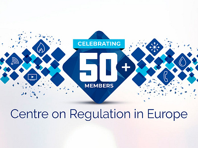 Cerre 50 Members Celebration belgium brussels celebrating europe regulation ui design ux design webdesign website