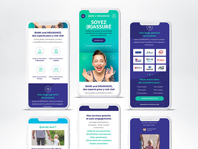 Bank & Insurance mobile bank belgium brussels design dribbble graphic design insurance responsive shot ux design webdesign