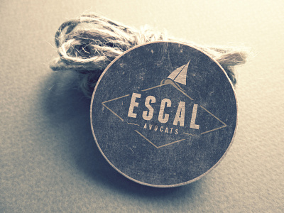 Escal Logo Badge branding brussels design graphicdesign icon illustration lawyers lettering logo logo design logo text logo type sailing shot typography