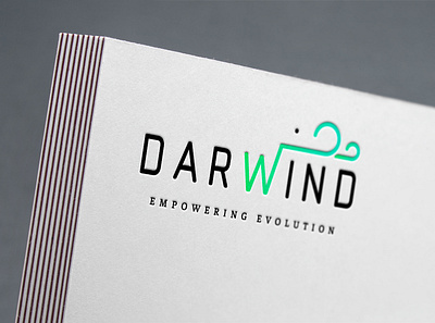 DarwinD logo belgium brussels graphic design logo logo design logotype shot typeface typo typogaphy ui design wind