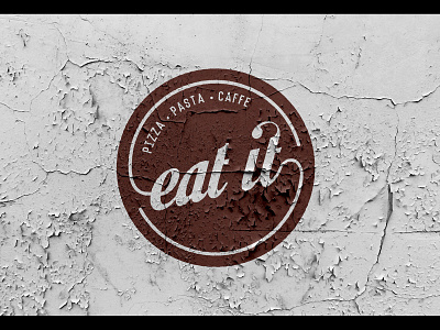 eat it belgium brussels dribbble dribbble best shot food food app italian lettering logo logo design logodesign logotype restaurant type typogaphy