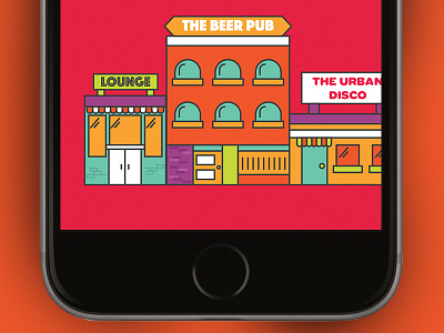 Pitchers - IOS / Android App android app beer colour cool deals events illustration ios nightlife pitchers pub