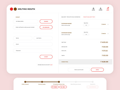 Concept design for a checkout