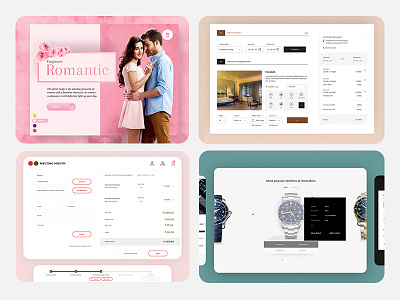 Collage - 2016 2016 booking brands checkout online perfume responsive romantic ui watch work work collage