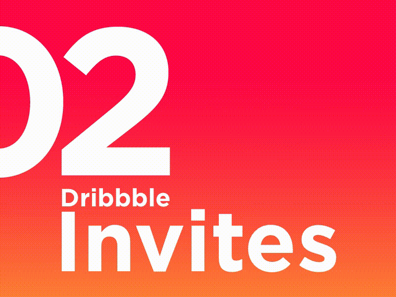 Dribbble Invites animation clean colorfull cool design dribbble invite dribbble invites invite invites simple transition