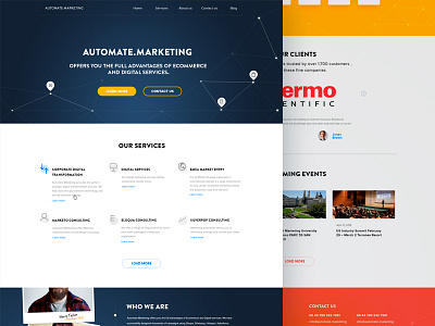 Automate Marketing service V2 consulting design didgital emea marketing mscrm redesign sale typography ui ux web design