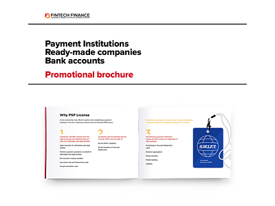 Promotional brochure (finance, banks)