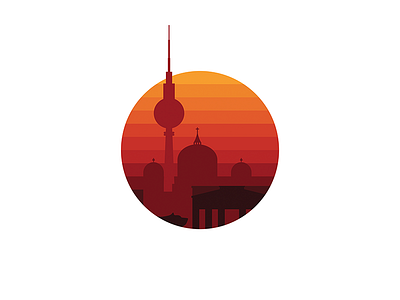 Berlin badge badge berlin design sticker