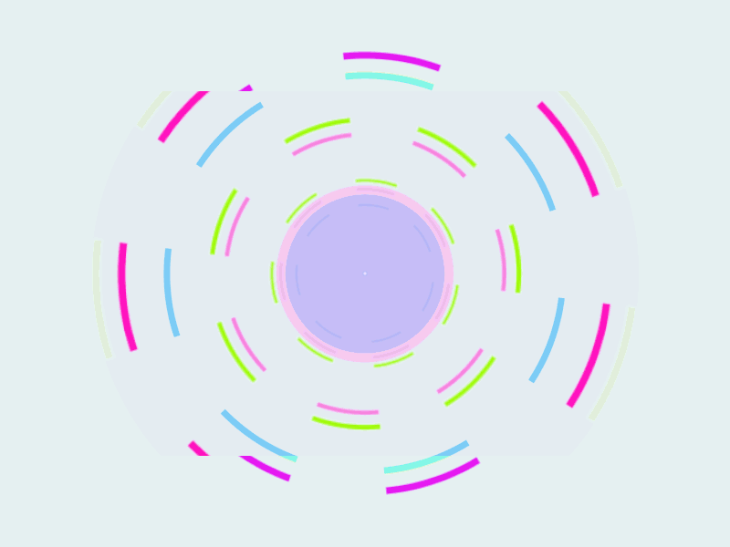 In Spinning Color animation circle colorful geometrical gif graphics icon loading loadingicon minimalist motion simple