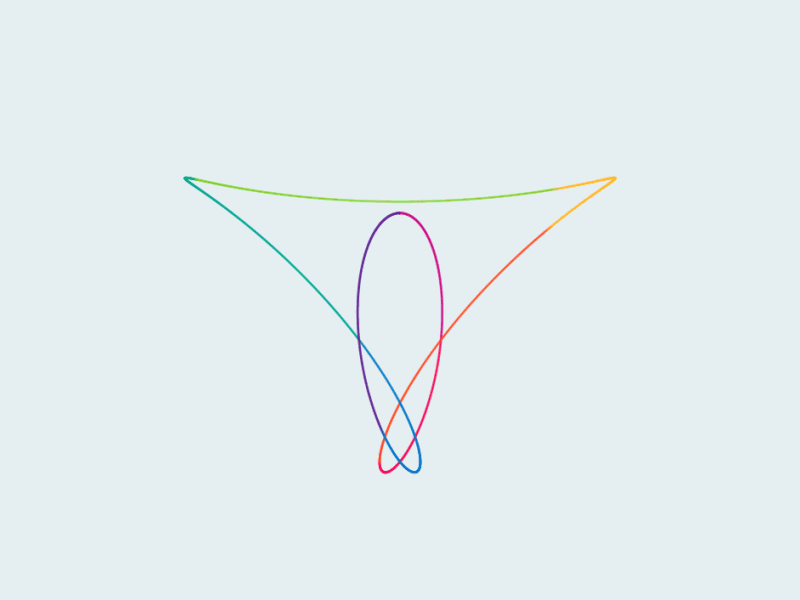 Abstract-O-Graph abstract animated art colorful disney draw gif kids lines loop minimal rainbow