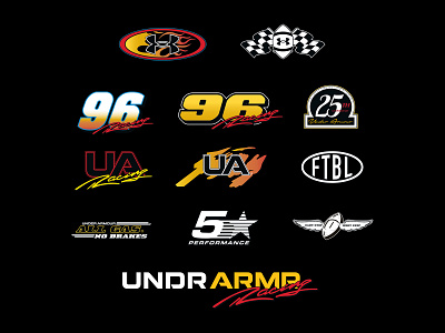 Under Armour Street Speed 90s adidas illustration logos nascar nike racing sports typography under armour