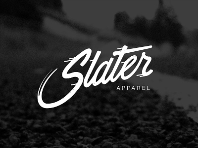 Slater Apparel Logo apparel athletics branding clothing hand lettering logo running sports track and field typography