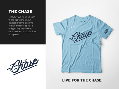 The Chase Tee apparel athletics chase field hand lettering nike running slater sports track typography