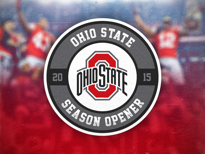 Ohio State Season Opener by Christian English on Dribbble