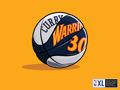 Warriors Throwback Basketball adidas basketball curry illustration nba nike sports throwback