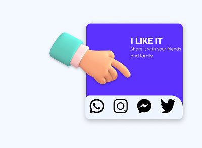 Social Share #Dailyui app branding design graphic design icon landing page ui web ui