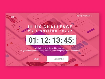 Countdown Timer DailyUi14#dailyui14 #ayanalif app ayanalif branding countdown timer daily ui dailyui challenage day14 design freelancer graphic design icon illustration landing page logo team work ui uiux web ui