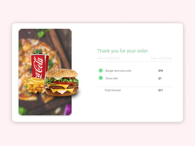 Email Receipt dailyUi17 #ayanalif #dailyui17