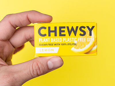 Chewsy Packaging gum natural gum plastic free