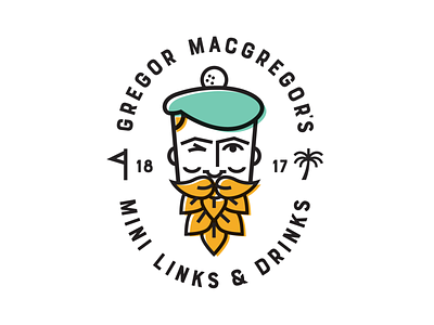 Gregor MacGregor's amelia island branding florida golf logo mini golf scottish