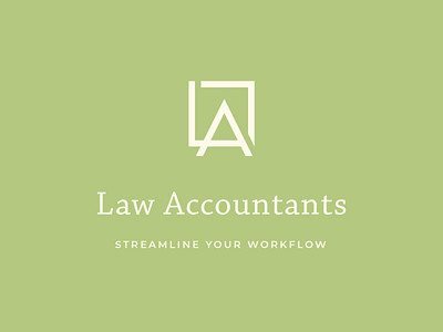 Law Accountants Logo accountant branding law logo monogram taxes