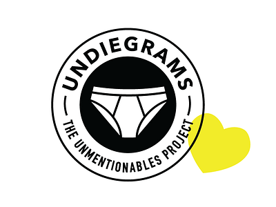 The Unmentionables branding logo nonprofit
