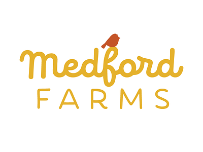 Medford Farms Logo bird farm food healthy natural organic snack