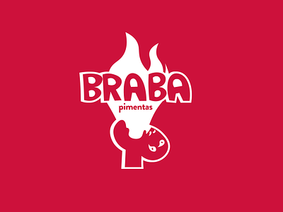 Braba Peppers branding design guernica hot icon logo logo design pepper sauce spicy
