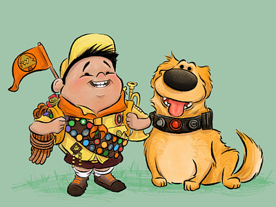 Russell And Dug