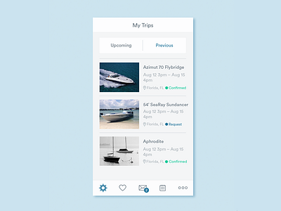 Sailo iOS app- boat rental marketplace