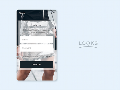 Looks - personal app shopper fashion shopping ui ux